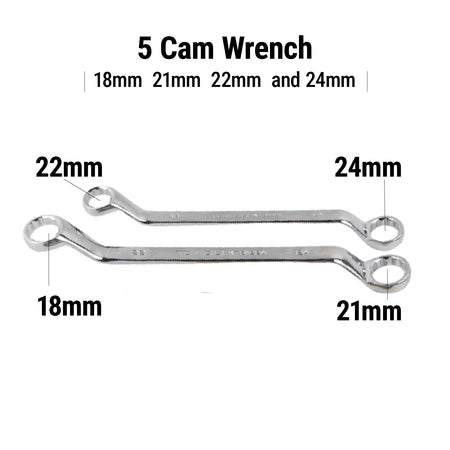 Stainless Steel Caster Camber Wrench Kit With Cam Holders For GM Trucks & SUVs by InterCyprus Trading Ltd