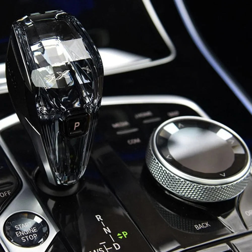 3 Pieces Set Crystal Gear Shift Knob Lever Car Crystal Shift Knob Gear Handle For 5 6 7 Series G30 G31 G32 G12 X3 X4 G01 G02 by InterCyprus Trading Ltd