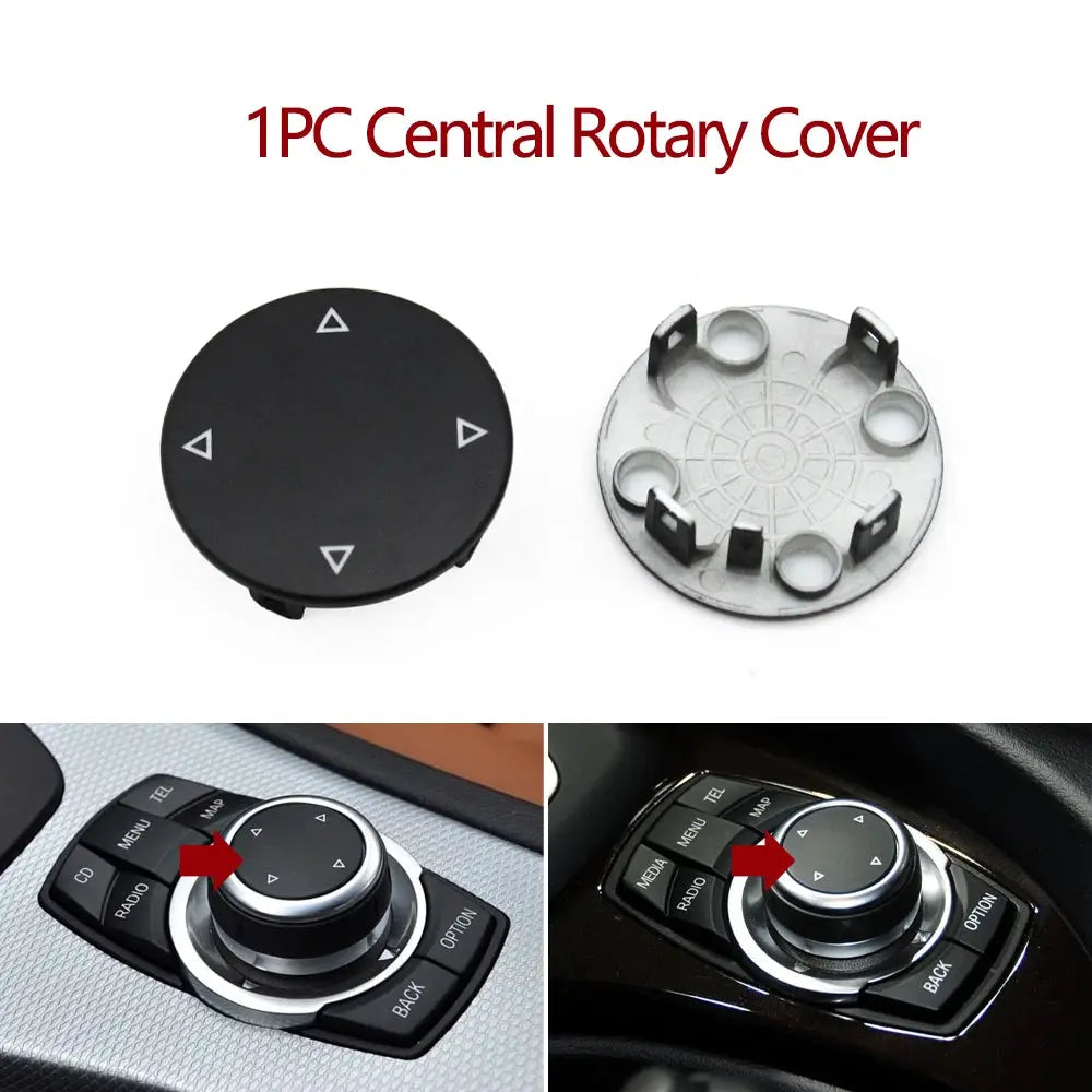 Car CIC IDrive Multimedia Control Knob Menu Button Keys For BMW X1 X5 X6 1 3 5 Series E84 E90 E91 E92 E70 E71 E72 E60 E87 E88 by InterCyprus Trading Ltd