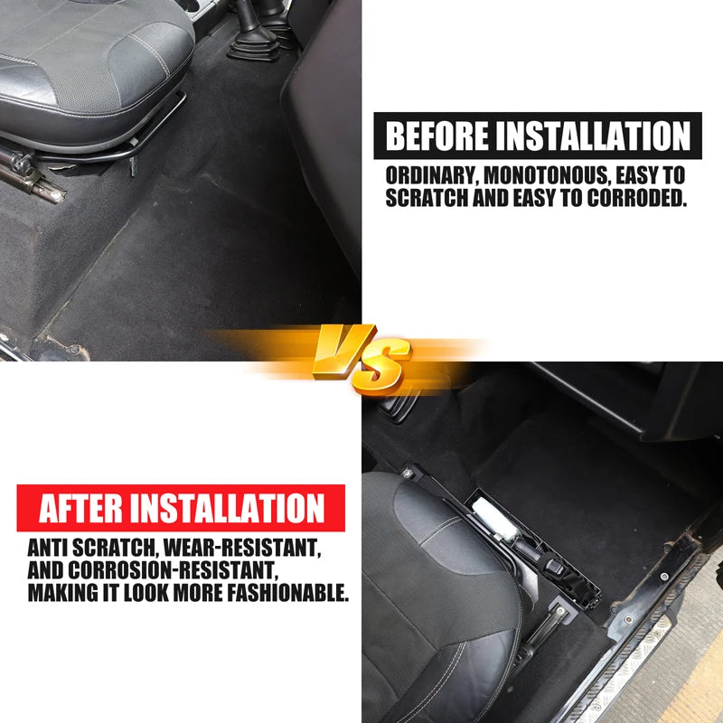 Καλάθι αποθήκευσης κάτω από τη σέλα από μαύρο κράμα αλουμινίου Defender 90