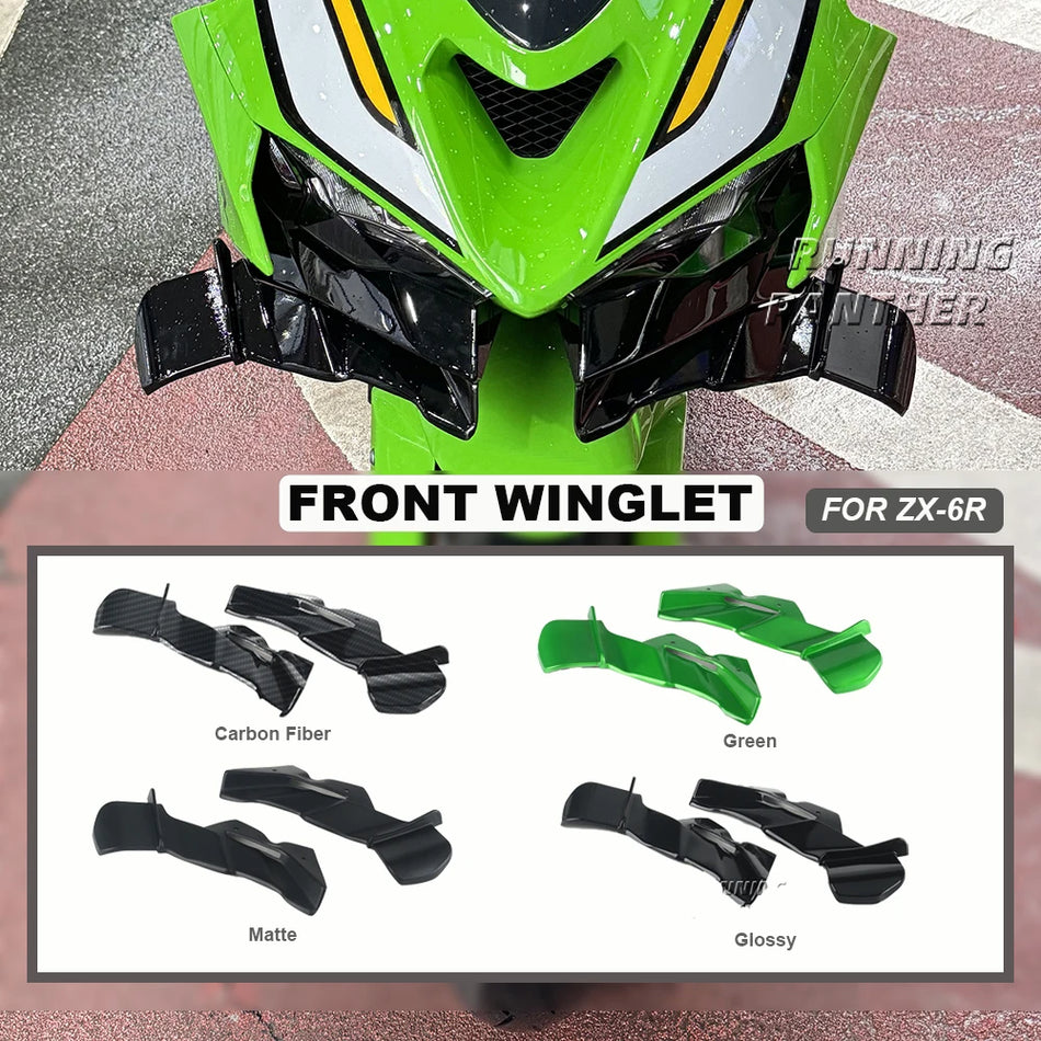 Priekšējā lūpa spoileris spārna apdare GP spārna komplekts Kawasaki ZX-6R 2024-2025
