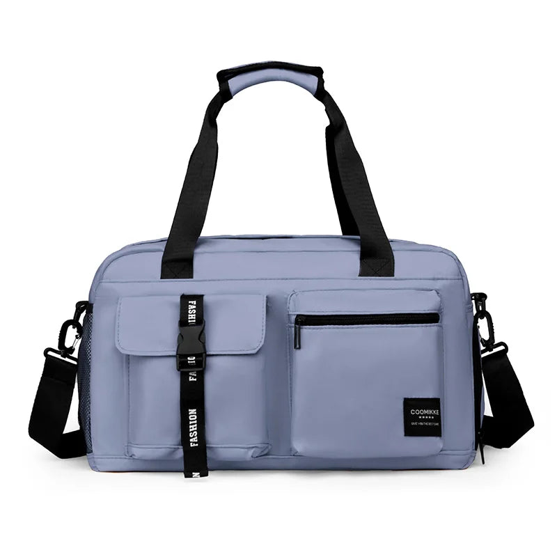 Large Fitness Bag Sp - Dry Wet Separation Pocket For Gym Blue