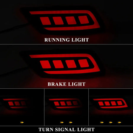 For Subaru Forester 2019 2020 2021 2022 2023 Car LED Rear Bumper Reflector Light Tail Sequential Auto Turn Signal Brake Lamp 12V by InterCyprus Trading Ltd