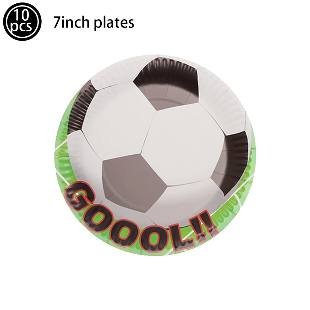 Soccer Party Supplies &ndash; Football Themed Birthday Decorations for Kids