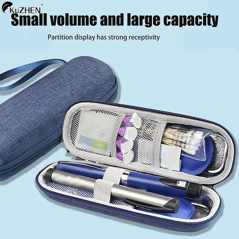 1Pc Waterproof Insulin Cooling Bag EVA - Thermal Insulated