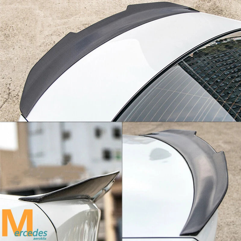 BMW E90 M3 Arka Bagaj Spoileri, PSM Tarzı Karbon Lif Görünümü