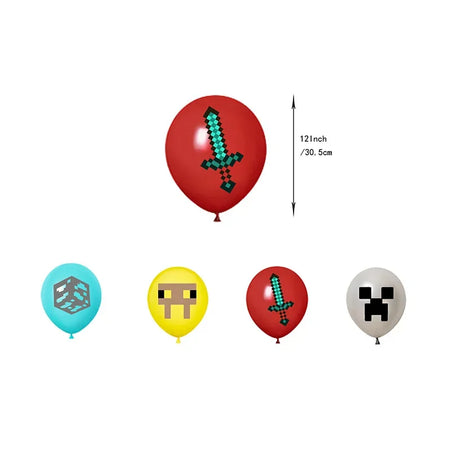 Birthday Party Supplies - Disposable Dinnerware &amp; Decorations Balloon 16pcs