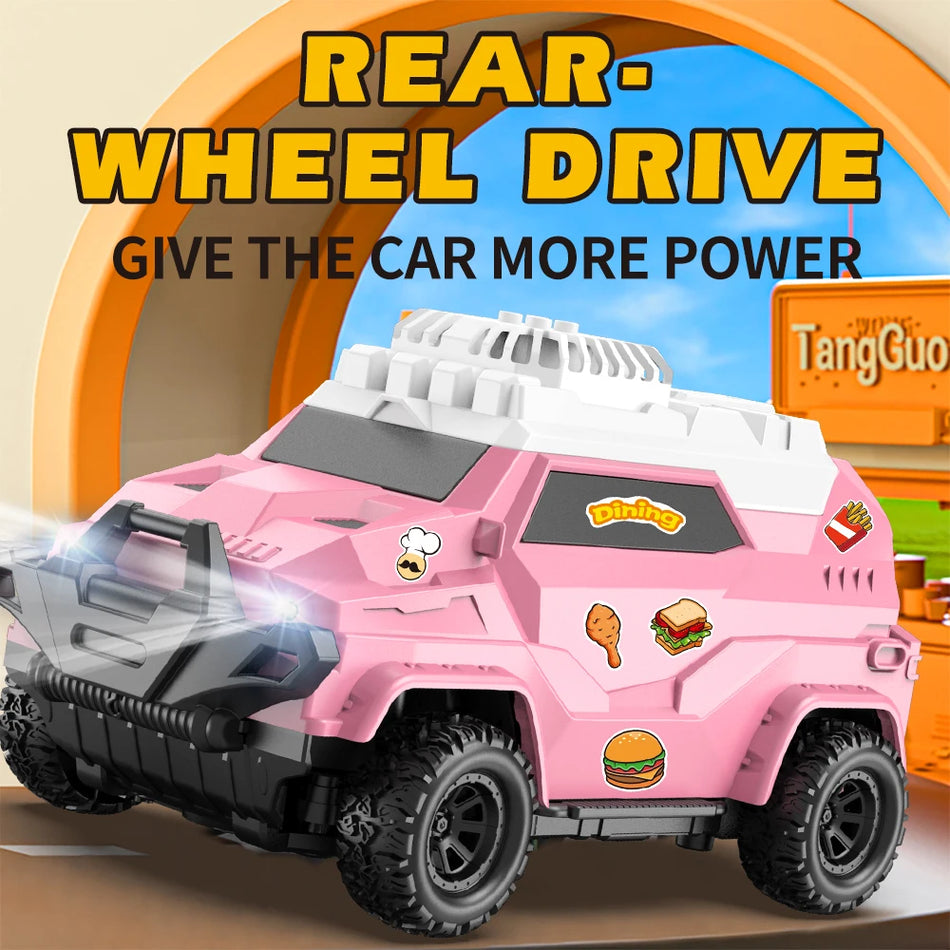 Mașină RC CONUSEA Drift cu lumină cu ventilator, jucărie telecomandată off-road de mare viteză