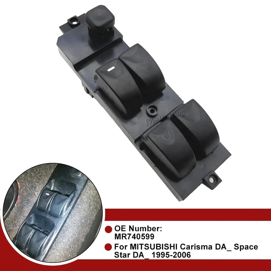 Interrupteur de fenêtre électrique avant gauche et droit pour Mitsubishi Carisma Space Star 1995-2006