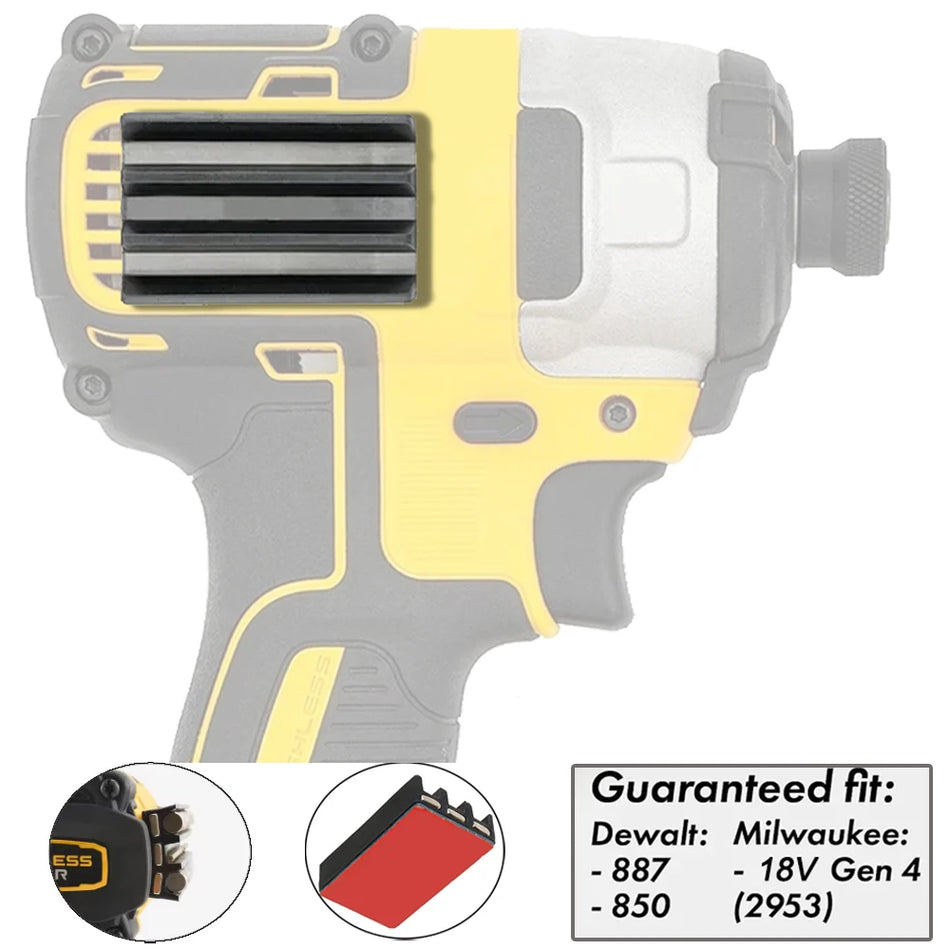 Suporte Magnético para Bits Garante Bits Para Furadeiras Milwaukee DeWalt