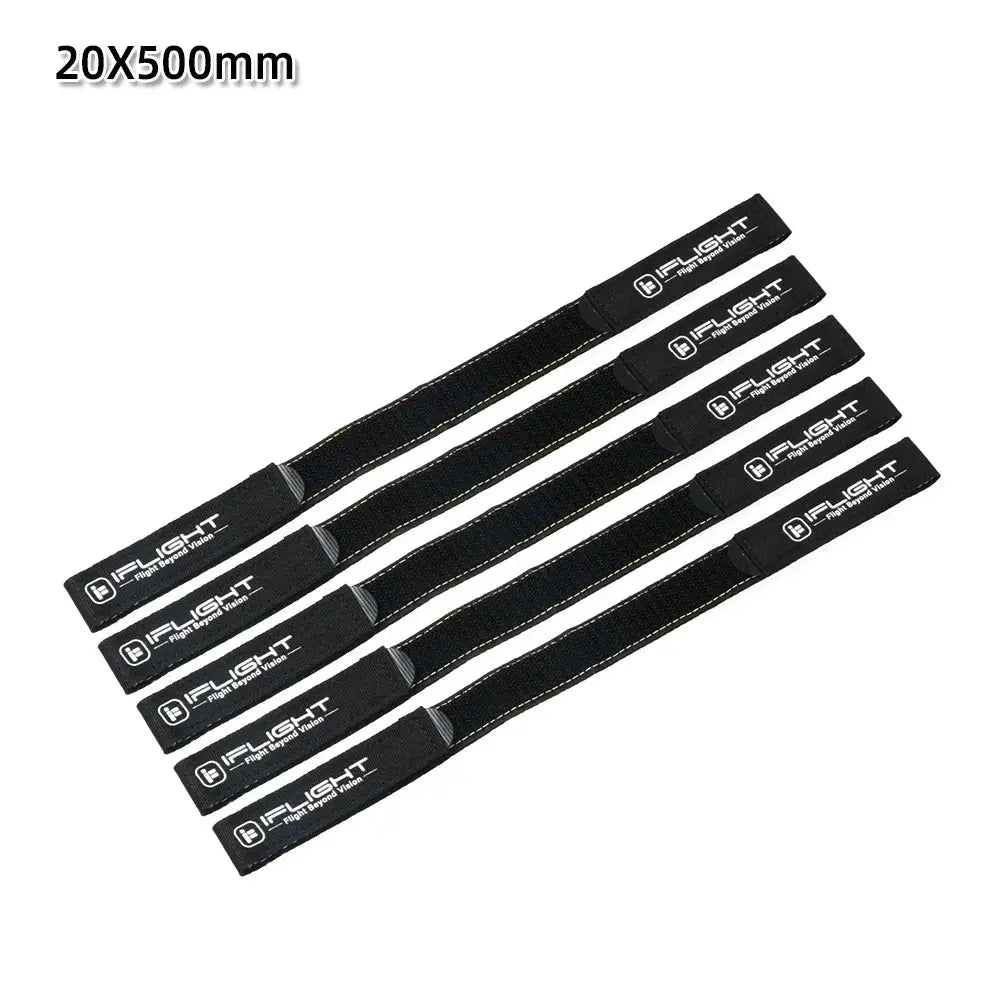 5pcs 10X100mm / 10X130mm IFlight Magic Sticker Tape Nylon Lipo Battery Strap Belt Reusable Cable Tie Wrap for FPV RC Battery by InterCyprus Trading Ltd