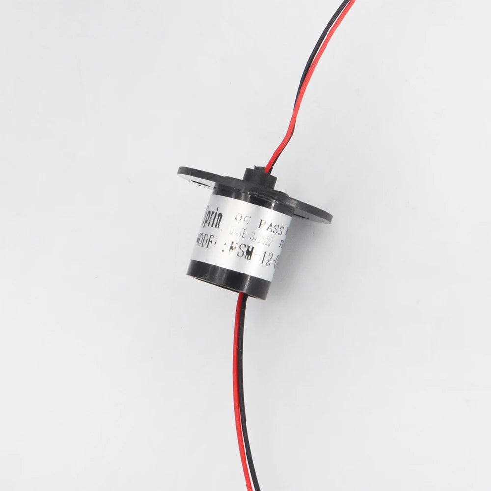 Micro Rotate Slip Ring 2A 12.5mm - Multi Channel Options 2 Channel