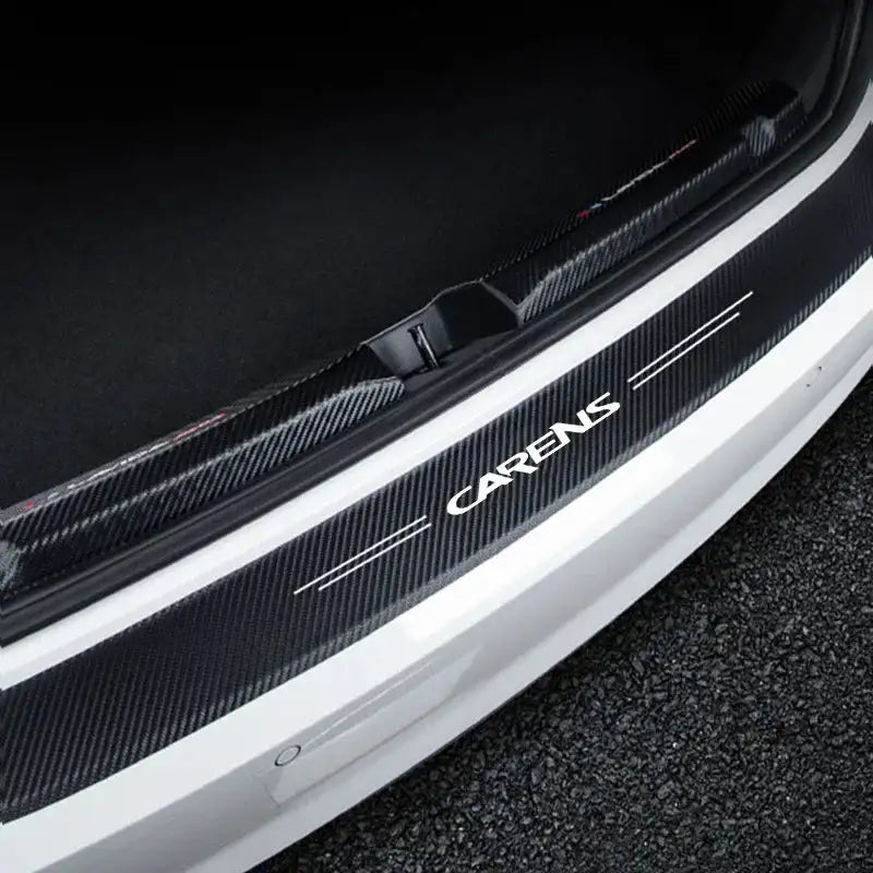 Kia Carens Carbon Fiber Door Sill Protector Sticker