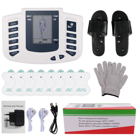 EMS Tens Massage Unit - Full Body Electrical Muscle Therapy EU C