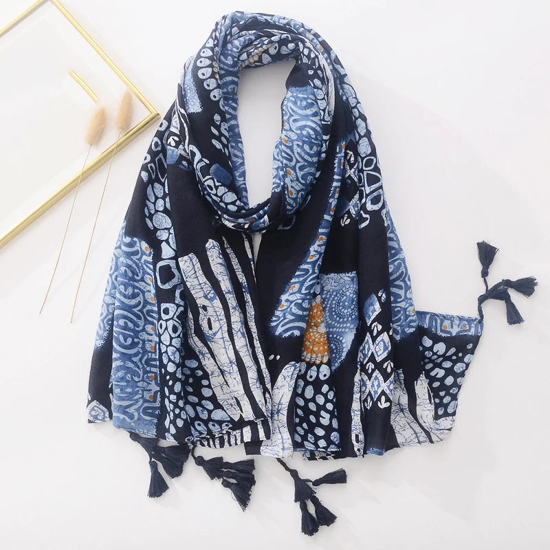 Floral Brand Scarf &ndash; Elegant Fashion Accessory for Women