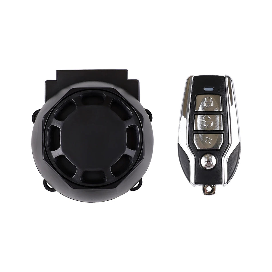 Motorfiets anti-diefstal alarm, 120dB, IP54 waterdicht, 30-60m bereik