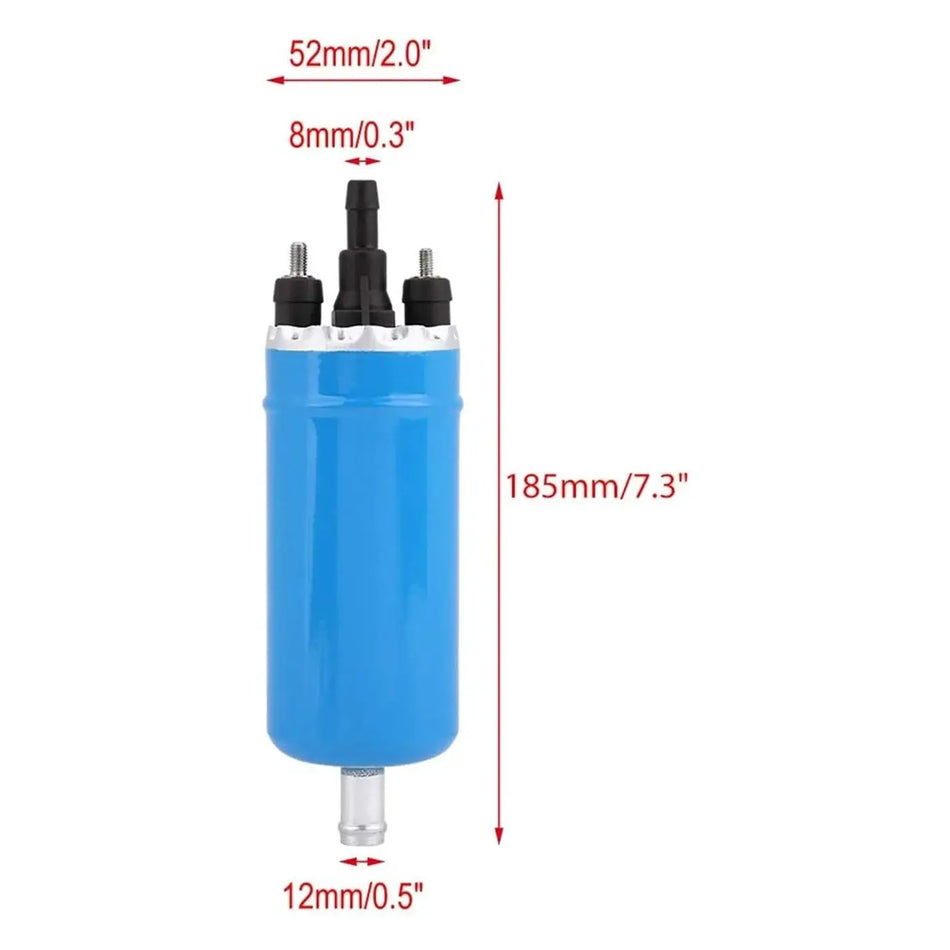 0580464038 Universal High Pressure Electric Fuel Pump External Connector for Benz Renault BMW Alfa Peugeot 405 Opel Citroen by InterCyprus Trading Ltd