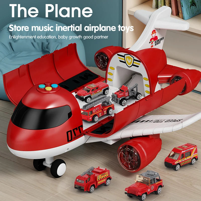 Airplane Toy Model Set &ndash; Multi-Function Inertia Movement