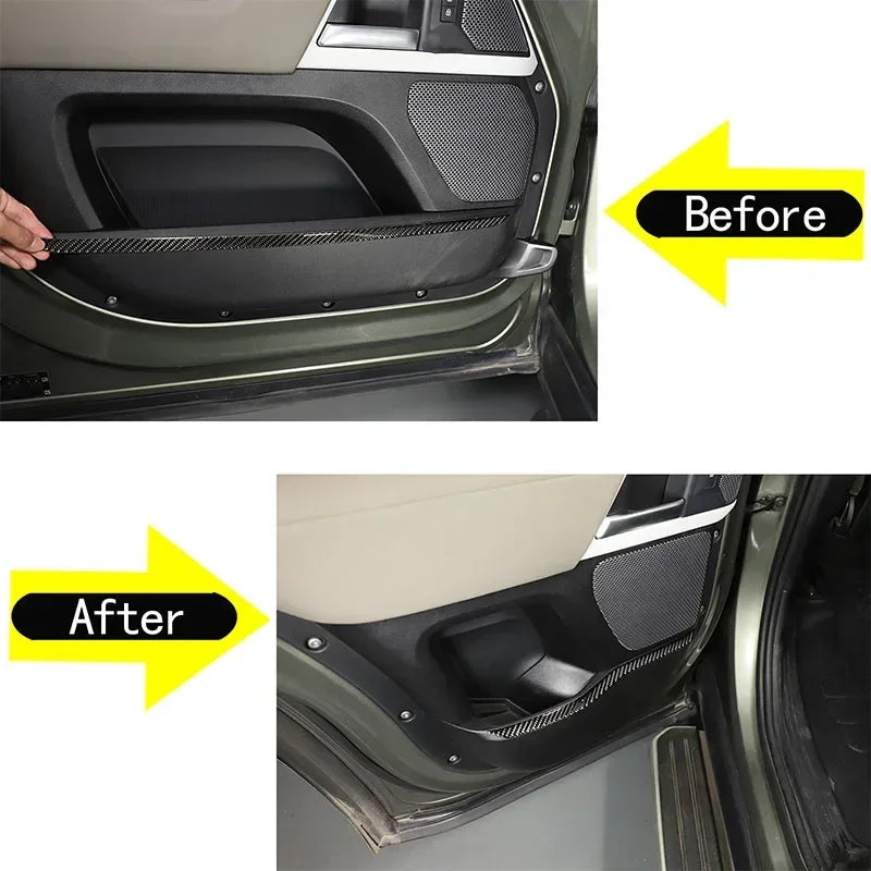 Επένδυση Πάνελ Πόρτας από Ανθρακονήματα για Land Rover Defender 110