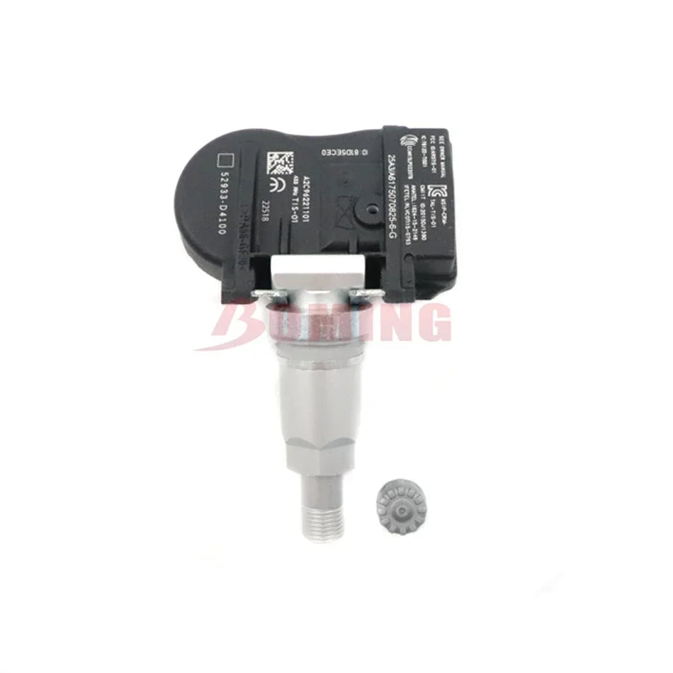 Sensor de Monitorização da Pressão dos Pneus para Hyundai Genesis, Kia Optima, Sportage, Sorento, Niro 52933-D4100 433MHz