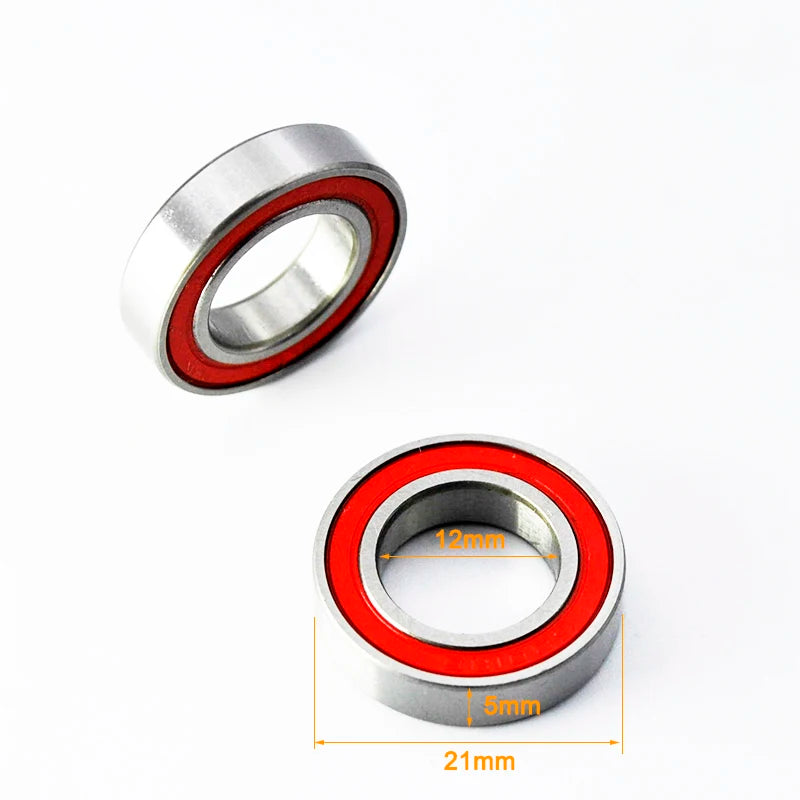 Hybrid Ceramic 6801 2RS Bearing 12x21x5 mm &ndash; Low Friction