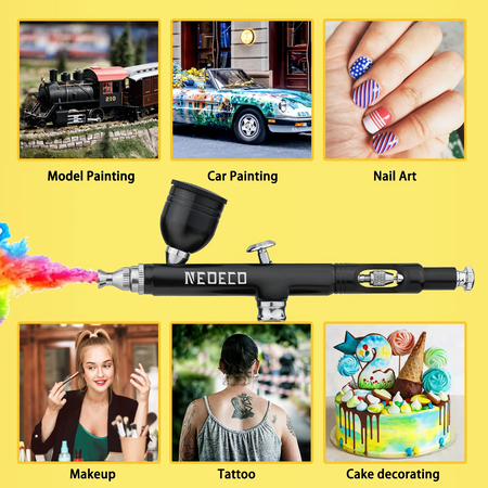 Neoeco 30PSI Airbrush Kit &ndash; Noise Reducing Compressor