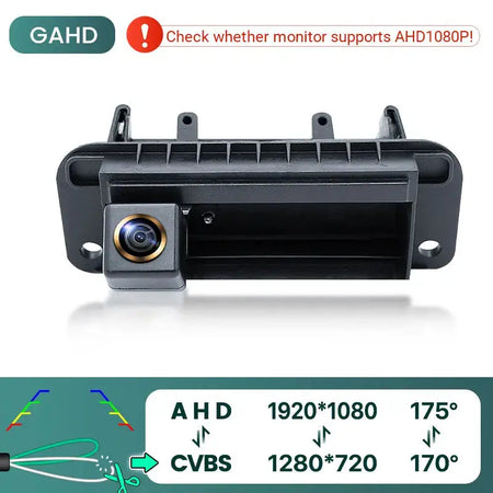 Rear View Camera With 1080P HD And Guide Lines For Mercedes-Benz C-Class W204 by InterCyprus Trading Ltd