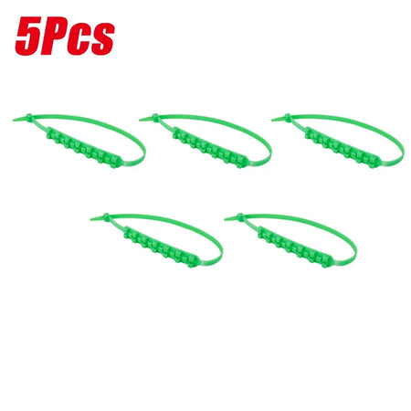 Universal Anti-Slip Emergency Snow Chains &ndash; Winter Traction 5pcs green