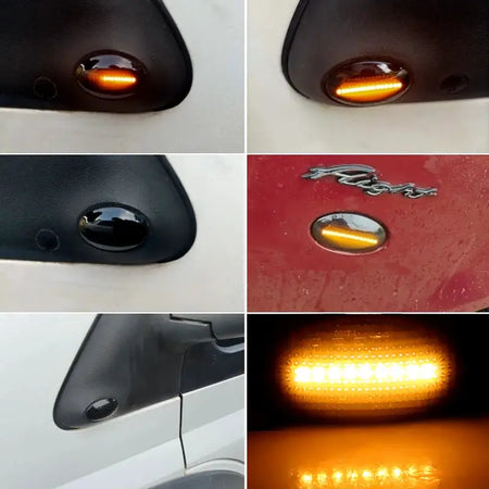 LED Dynamic Side Marker Turn Signal Blinker Flowing Water Flashing Light For Ford Fiesta MK4 MK5 Mondeo MK1 Explorer 2 Transit by InterCyprus Trading Ltd
