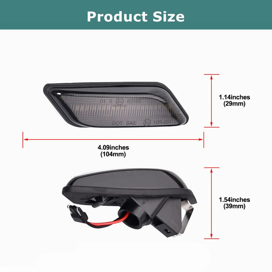Feux de signalisation LED pour BMW E36 Z3, marqueurs latéraux dynamiques