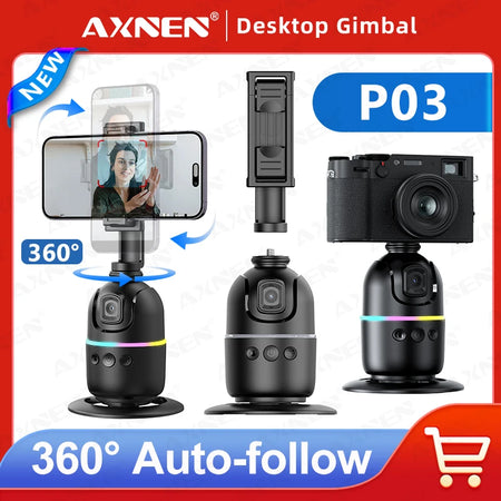 AXNEN P03 Gimbal Stabilizer &ndash; AI 360 Face Tracking