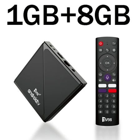 TV98 ATV Pro 8K Android TV Box with Voice Control &amp; Dual Wifi tv98atvpro1gb8gb / US Plug