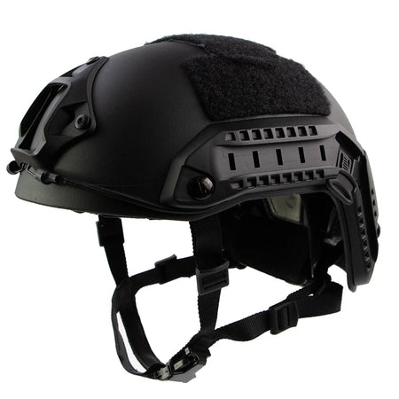BOOIU Airsoft Tactical Helmet &ndash; Thickened ABS Shell FMH BK Nonporous