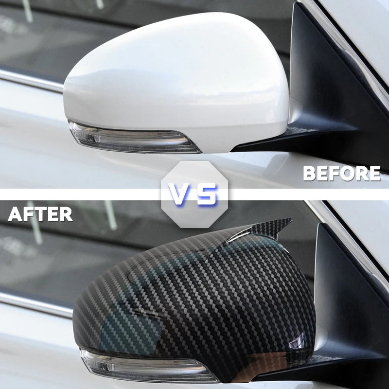 Tampa do Espelho Retrovisor Aparência Fibra de Carbono Toyota Mark X Reiz