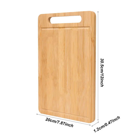 Thickened Double-Sided Solid Wood Cutting Board for Meat &amp; Veggies 30.5x20x1.2cm / CHINA