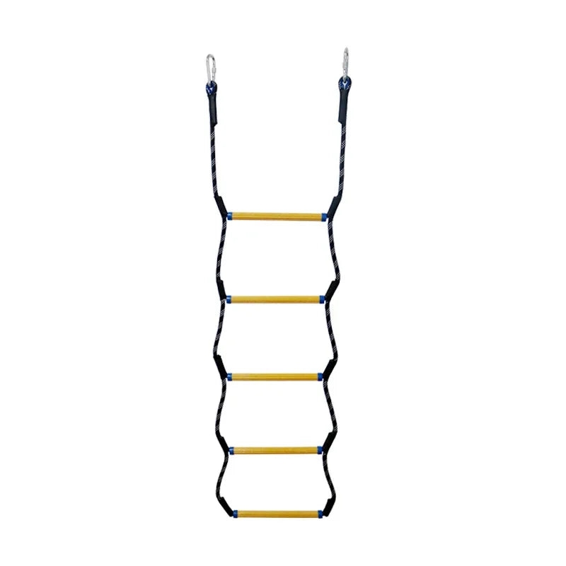 5-Step Boat Yacht Ladder - Durable Rope Ladder for Kayaks, Motorboats &amp; Canoes 1Pcs