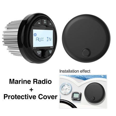 Motorboats Boat Radio MP3 Player &ndash; Bluetooth Marine Stereo radio cover