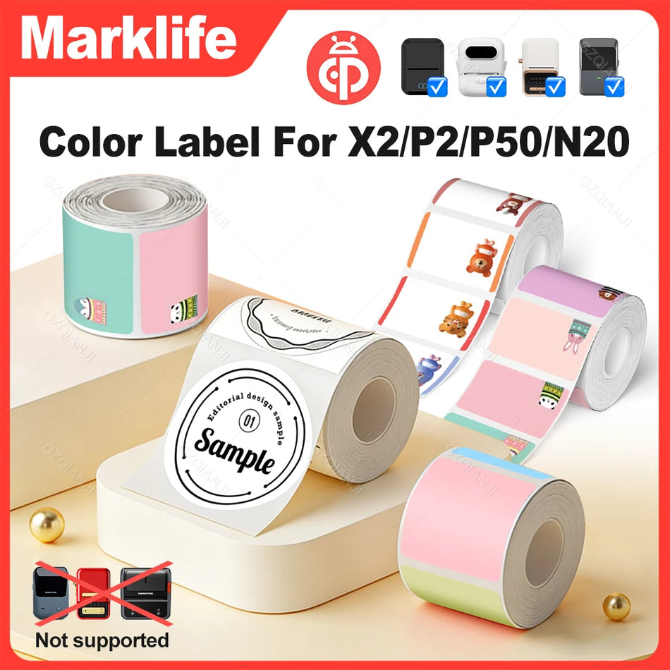 RFID nalepke za mini tiskalnik nalepk X2 P2 P50, vodoodporne