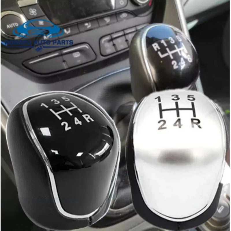 Vaihteiston vaihdekepin nuppi Ford Mondeo Mk4 5-vaihteinen manuaalivaihteisto vaihto parannus PU-nahkaa kestävä muovi