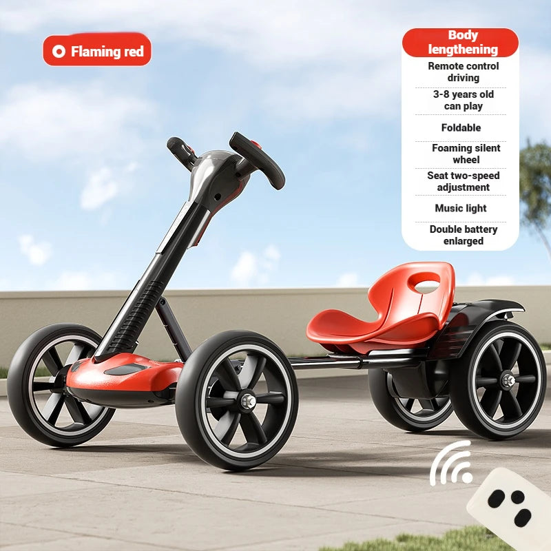 GIOIO Kids Electric Ride-On Car - Remote Control Fun Deluxe Edition