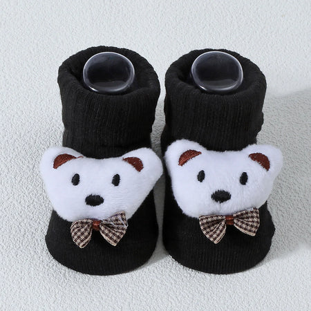 Cute 3D Panda Baby Socks &ndash; Soft Cotton Comfort for Infants 9 / 0-6M