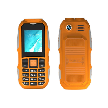 MAFAM Rugged Outdoor Phone &ndash; Push Button Dialing FM Radio Orange / Standard