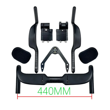 BALUGOE Fully Internal Wiring Road Bike Handlebar Carbon Professional Ironman Triathlon TT Rest Handlebar Bicycle Handle Bar by InterCyprus Trading Ltd