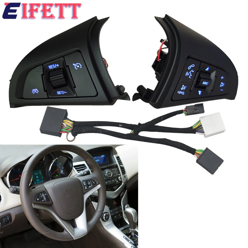Interruttore di controllo del volume del volante ABS per Chevrolet Cruze 2009 2014