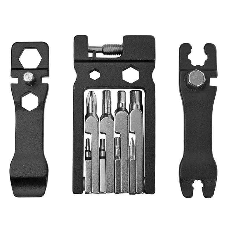 20-In-1 Folding Bicycle Repair Tool Kit, Portable Mini Wrench