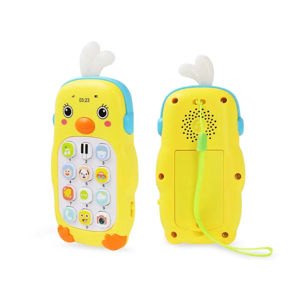 Baby Musical Mobile Phone &ndash; Educational Sound and Light Features A yellow