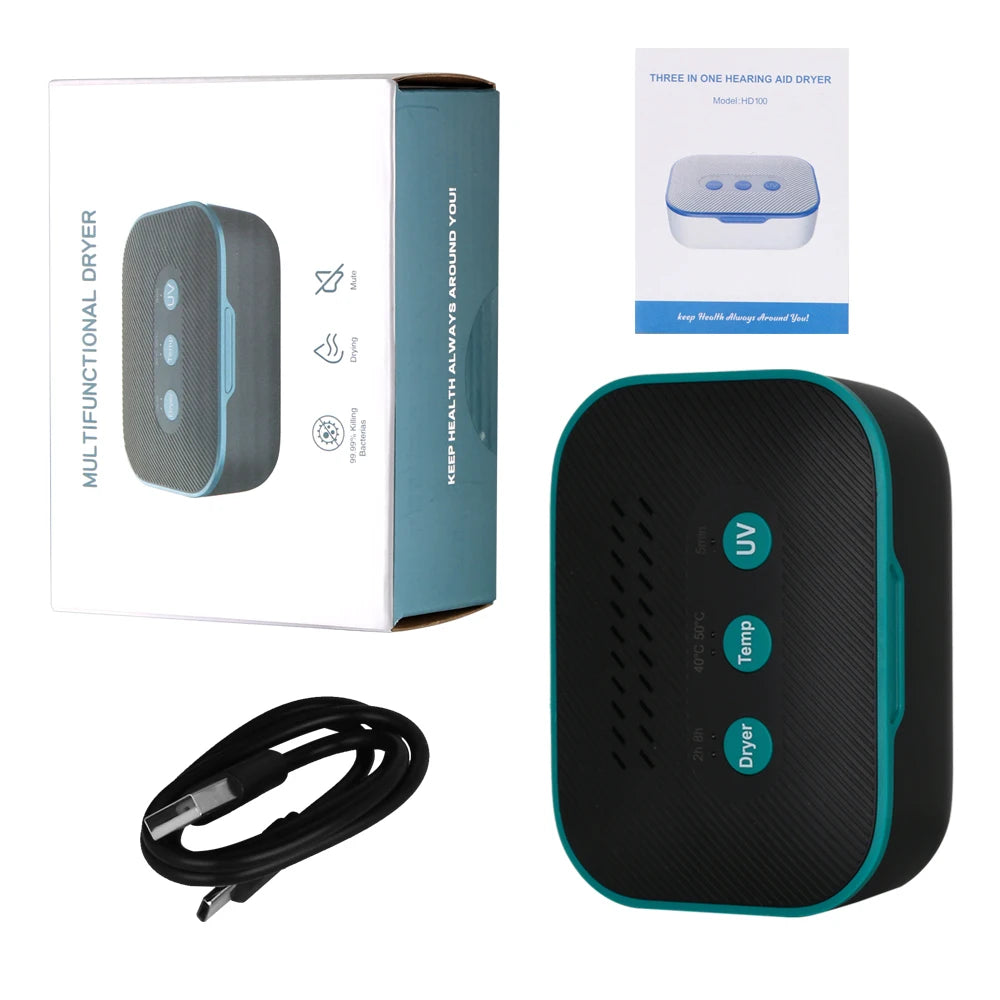 GLOMEVE HD100 &ndash; Automatic UVC Sterilizer and Dehumidifier Black