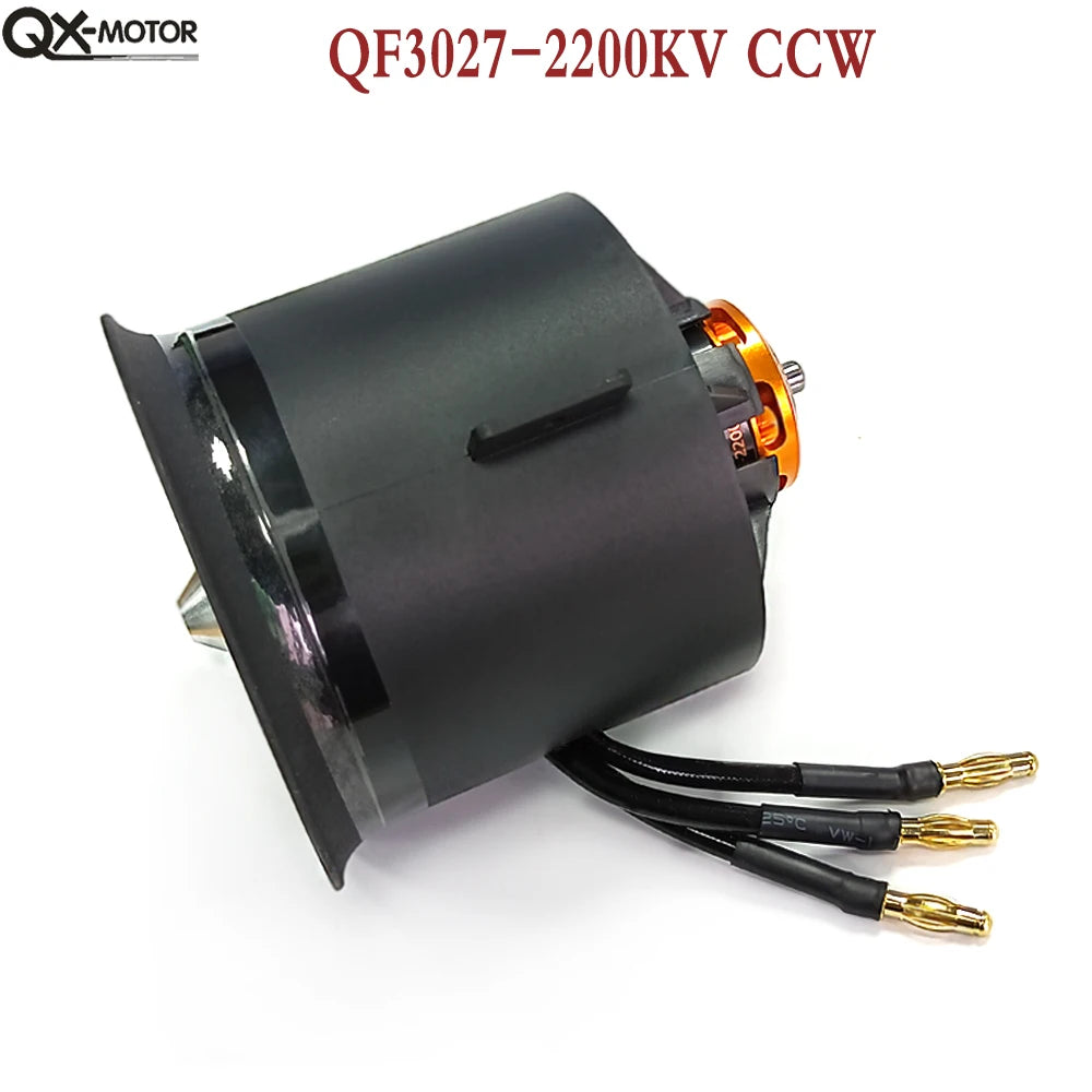 QX-MOTOR 70mm EDF Ducted Fan QF3027 QF2822 QF2827 &ndash; Strong 2200KV EDF CCW / CHINA