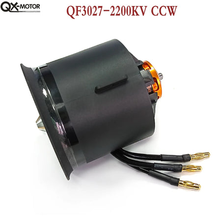 QX-MOTOR 70mm EDF Ducted Fan QF3027 QF2822 QF2827 &ndash; Strong 2200KV EDF CCW / CHINA
