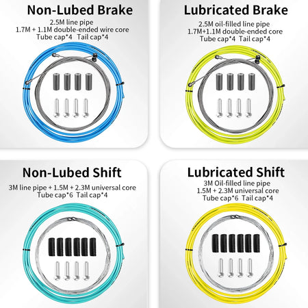 JAGWIRE MTB Road Bike Cable Set &ndash; Durable Brake and Shift Performance
